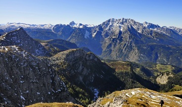berchtesgadener alpen rundblick watzman